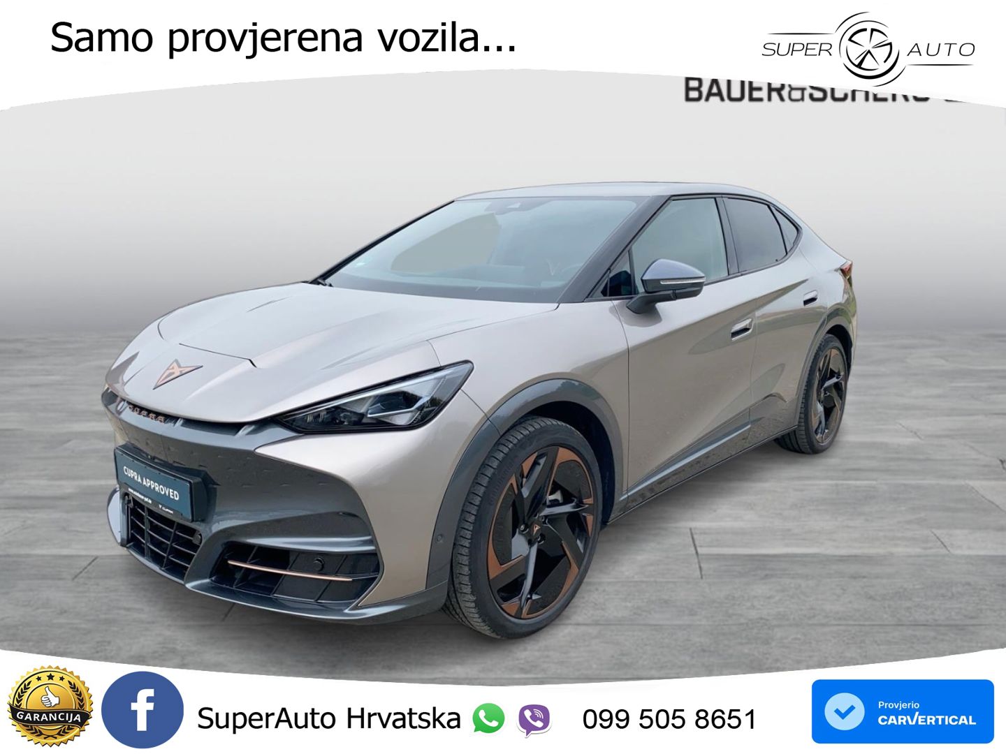 Cupra Tavascan 82 kWh (286 KS) LED+ACC