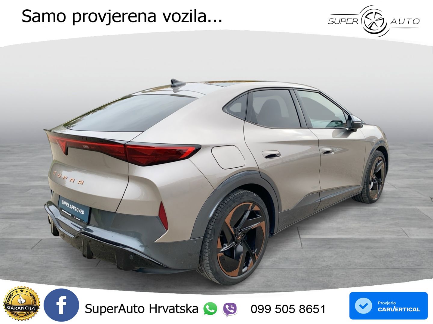 Cupra Tavascan 82 kWh (286 KS) LED+ACC