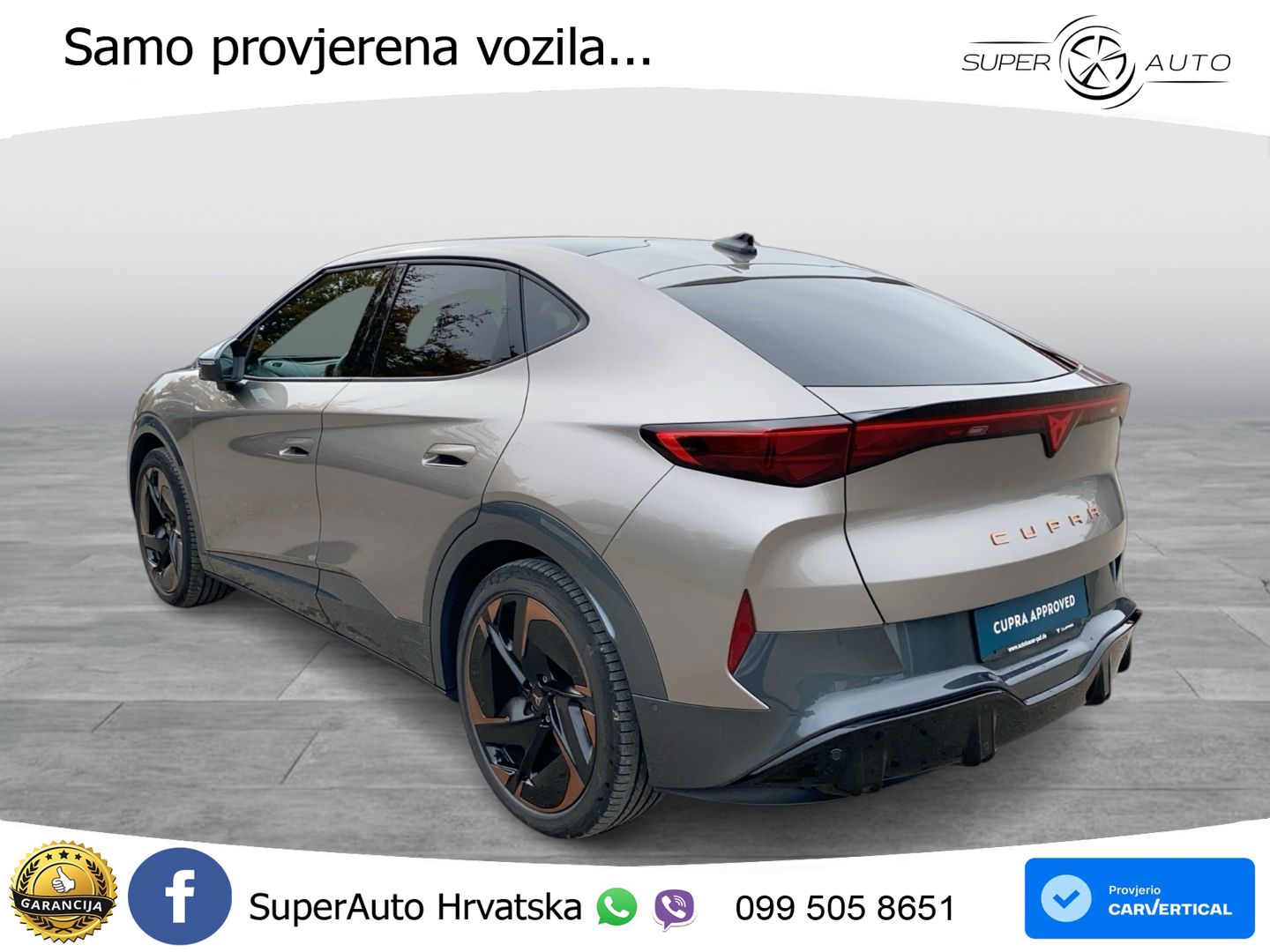 Cupra Tavascan 82 kWh (286 KS) LED+ACC