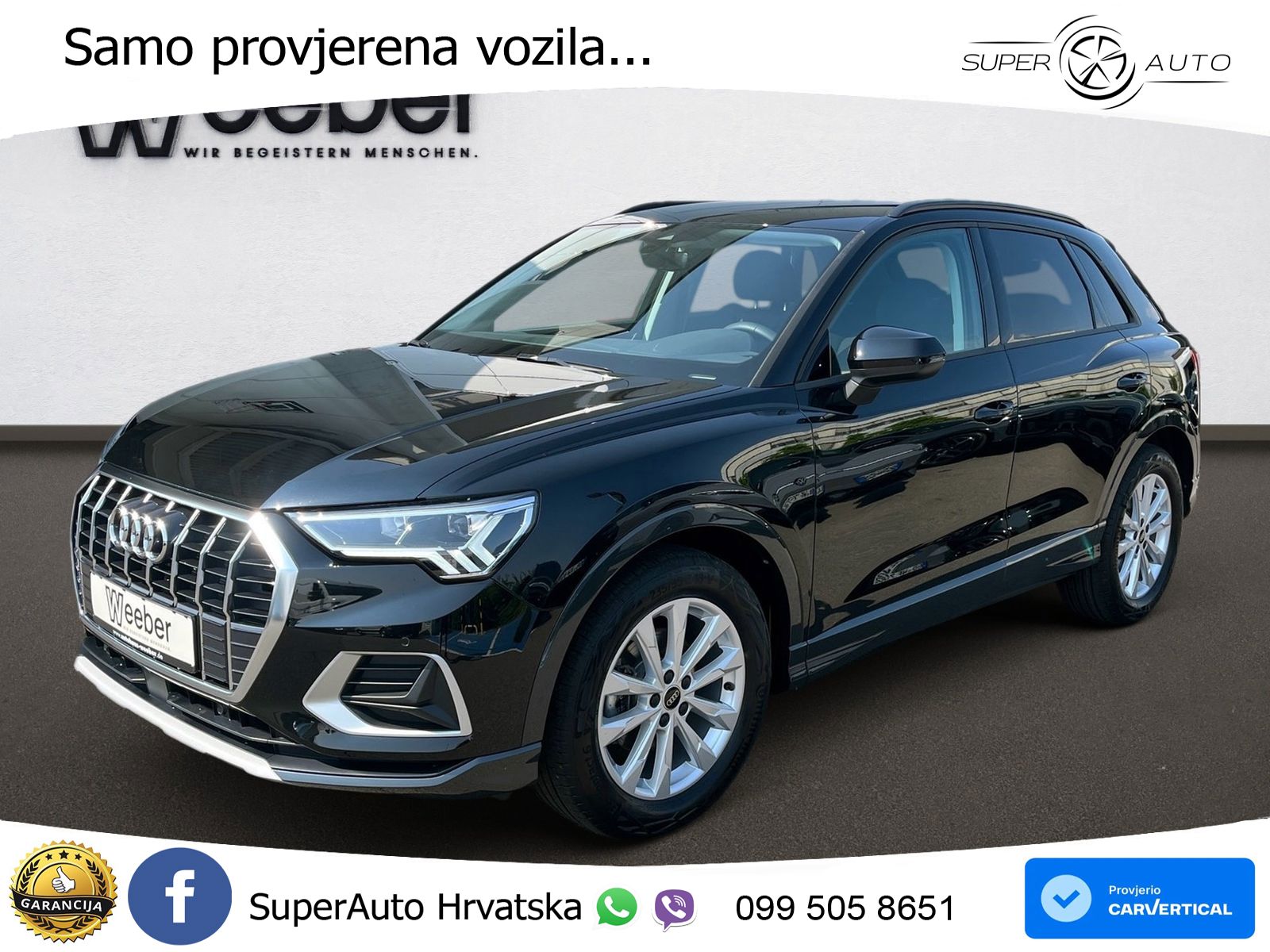 Audi Q3 1.5 TFSI (150 KS) S tronic LED+GR SJED+ACC