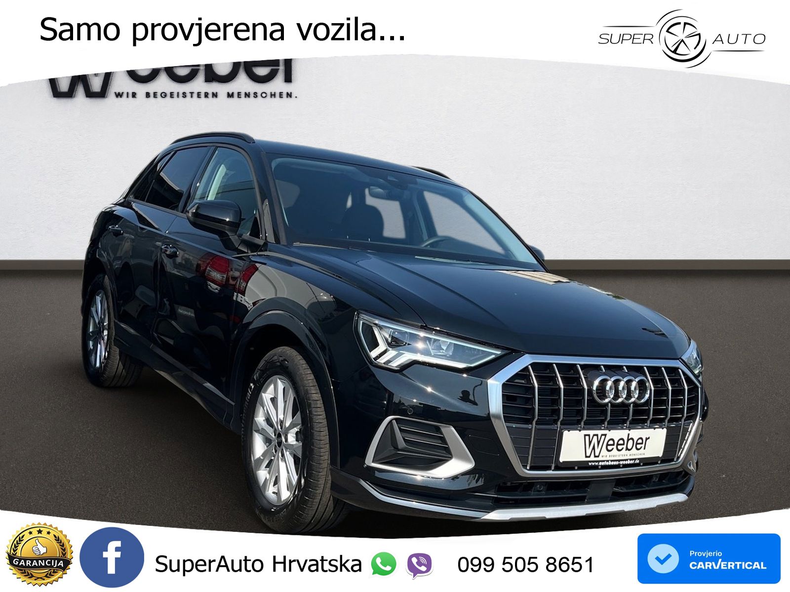Audi Q3 1.5 TFSI (150 KS) S tronic LED+GR SJED+ACC