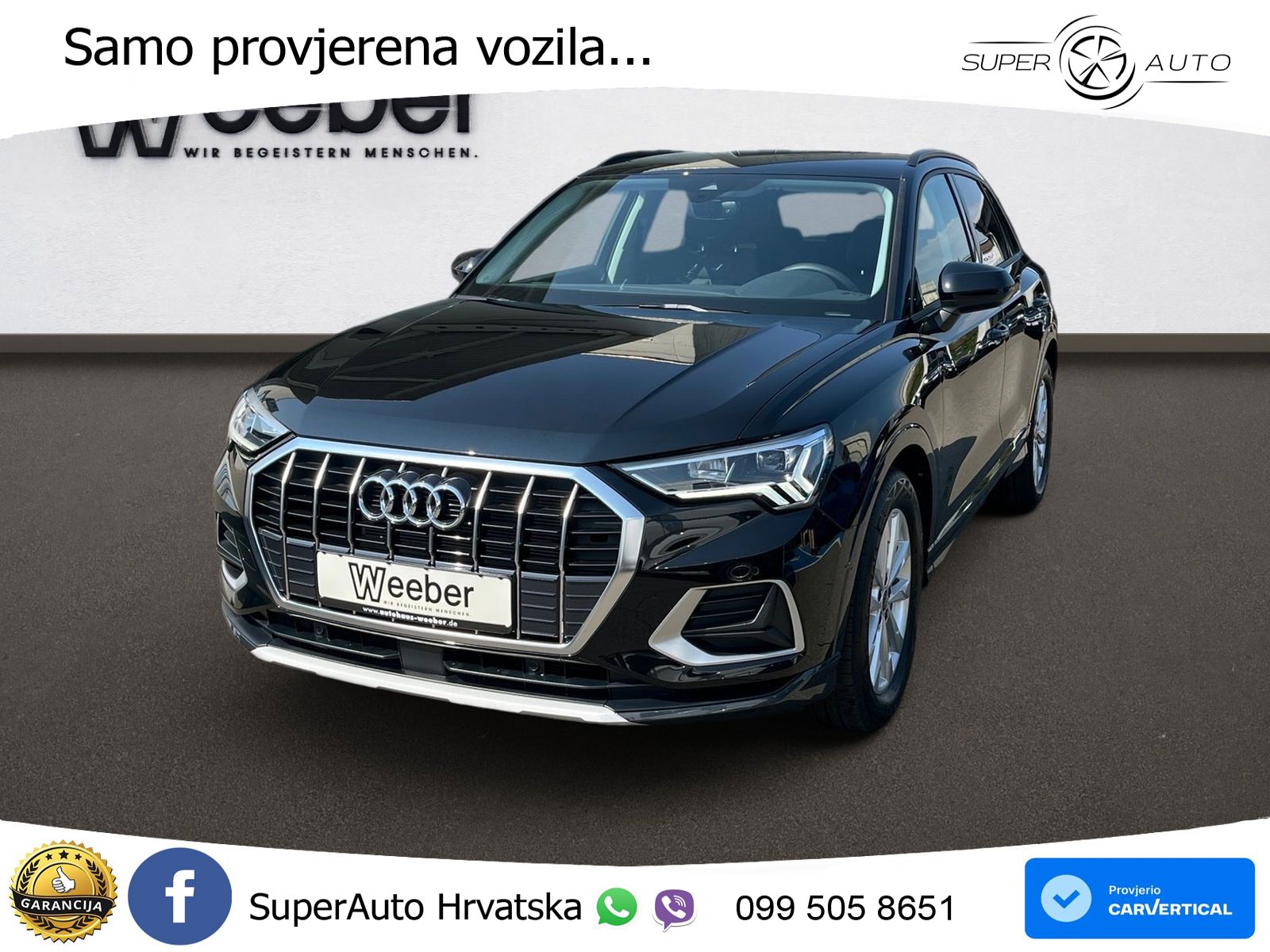 Audi Q3 1.5 TFSI (150 KS) S tronic LED+GR SJED+ACC