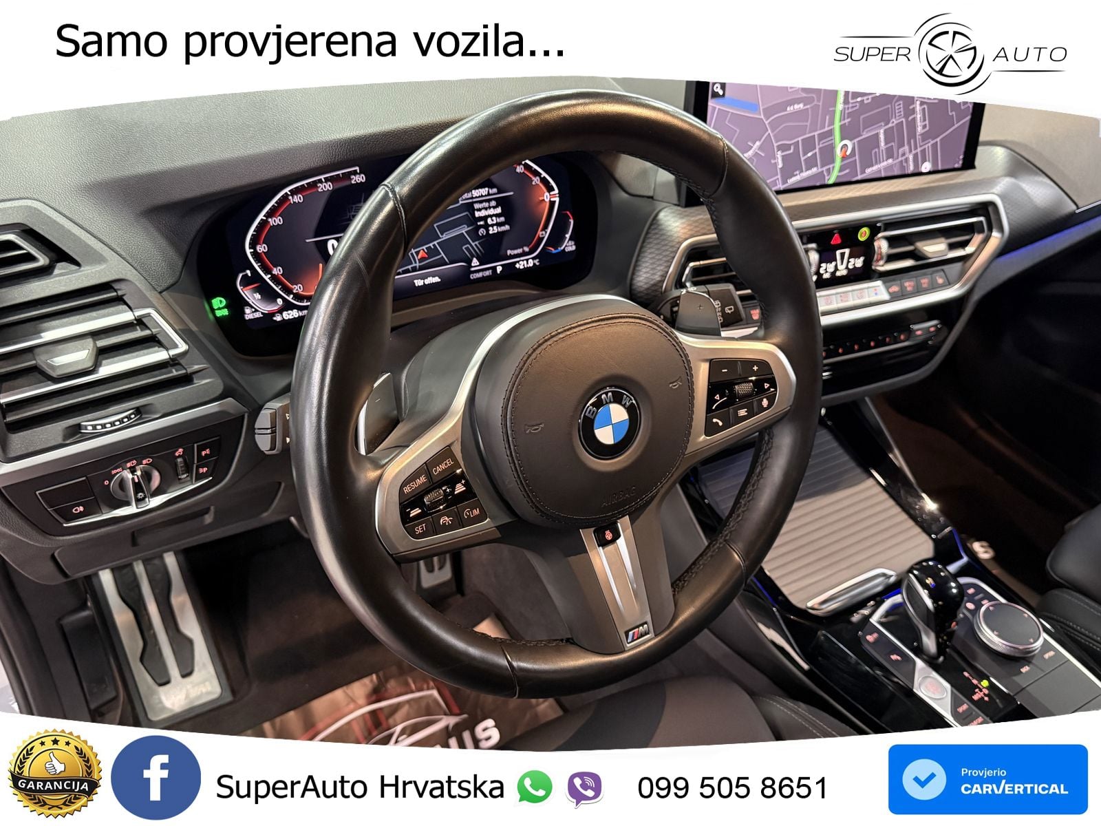 BMW X3 30d xDrive Steptronic M Sport LED+GR SJED+ACC