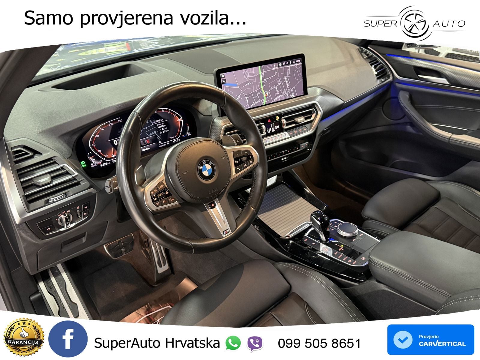 BMW X3 30d xDrive Steptronic M Sport LED+GR SJED+ACC