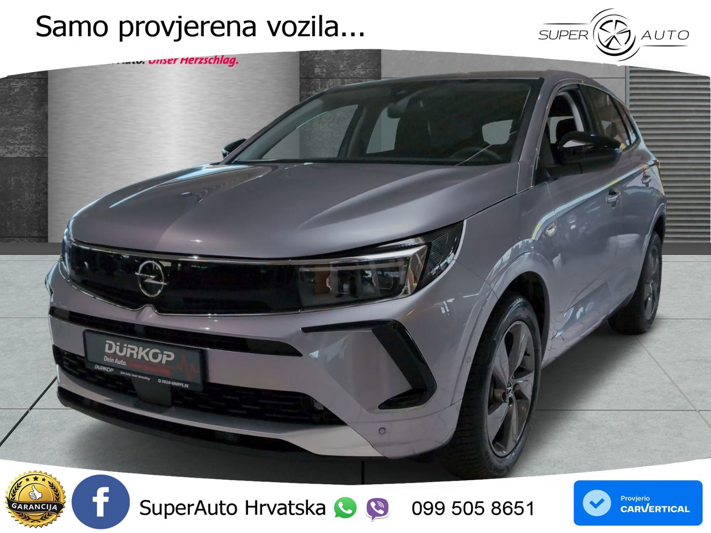 Opel Grandland 1.2i Turbo (130 KS) Elegance LED+GR SJED+ACC