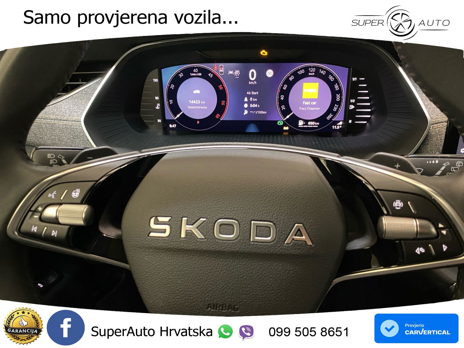 Škoda Octavia Combi 2.0 TDI (150 KS) DSG Selection LED+GR SJED+ACC