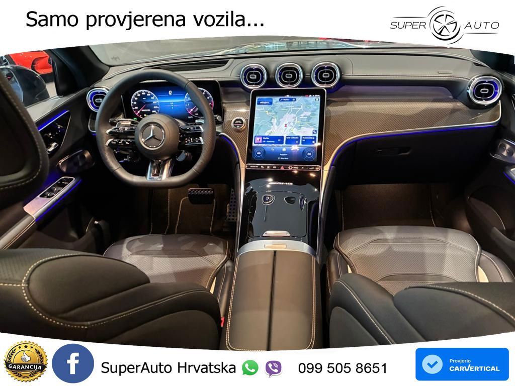 Mercedes GLC Coupe AMG 53 (449 KS) 4MATIC+ AMG SPEEDSHIFT TCT 9G ACC+HEAD+4xGR SJED+360+PANO