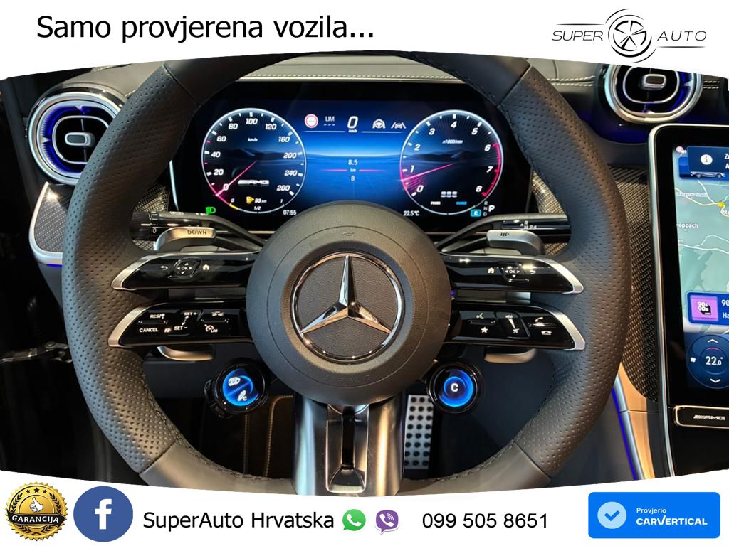 Mercedes GLC Coupe AMG 53 (449 KS) 4MATIC+ AMG SPEEDSHIFT TCT 9G ACC+HEAD+4xGR SJED+360+PANO