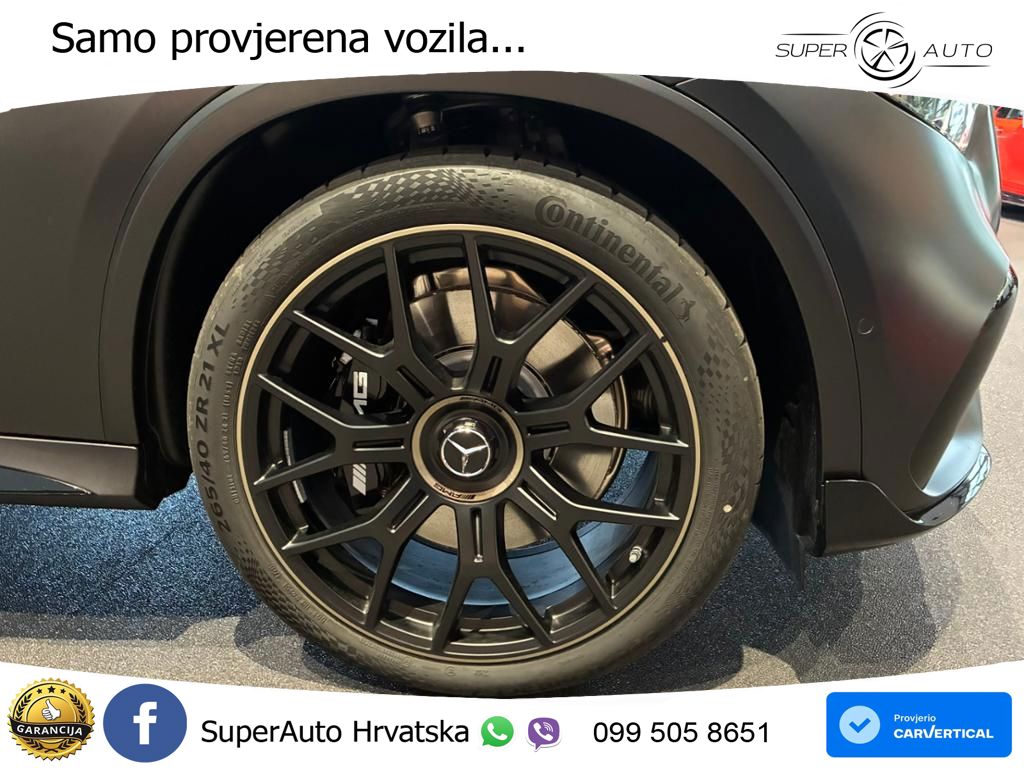 Mercedes GLC Coupe AMG 53 (449 KS) 4MATIC+ AMG SPEEDSHIFT TCT 9G ACC+HEAD+4xGR SJED+360+PANO