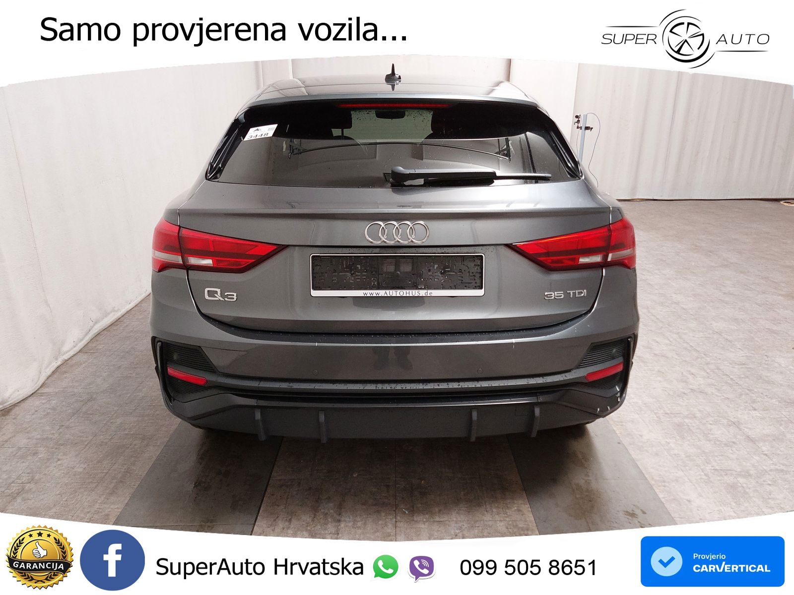 Audi Q3 Sportback 35 TDI (150 KS) S tronic S line LED+GR SJED+ACC