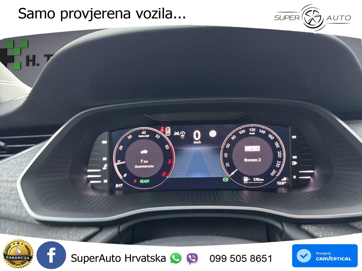 Škoda Octavia Combi 1.5 TSI (150 KS) DSG LED+GR SJED+ACC