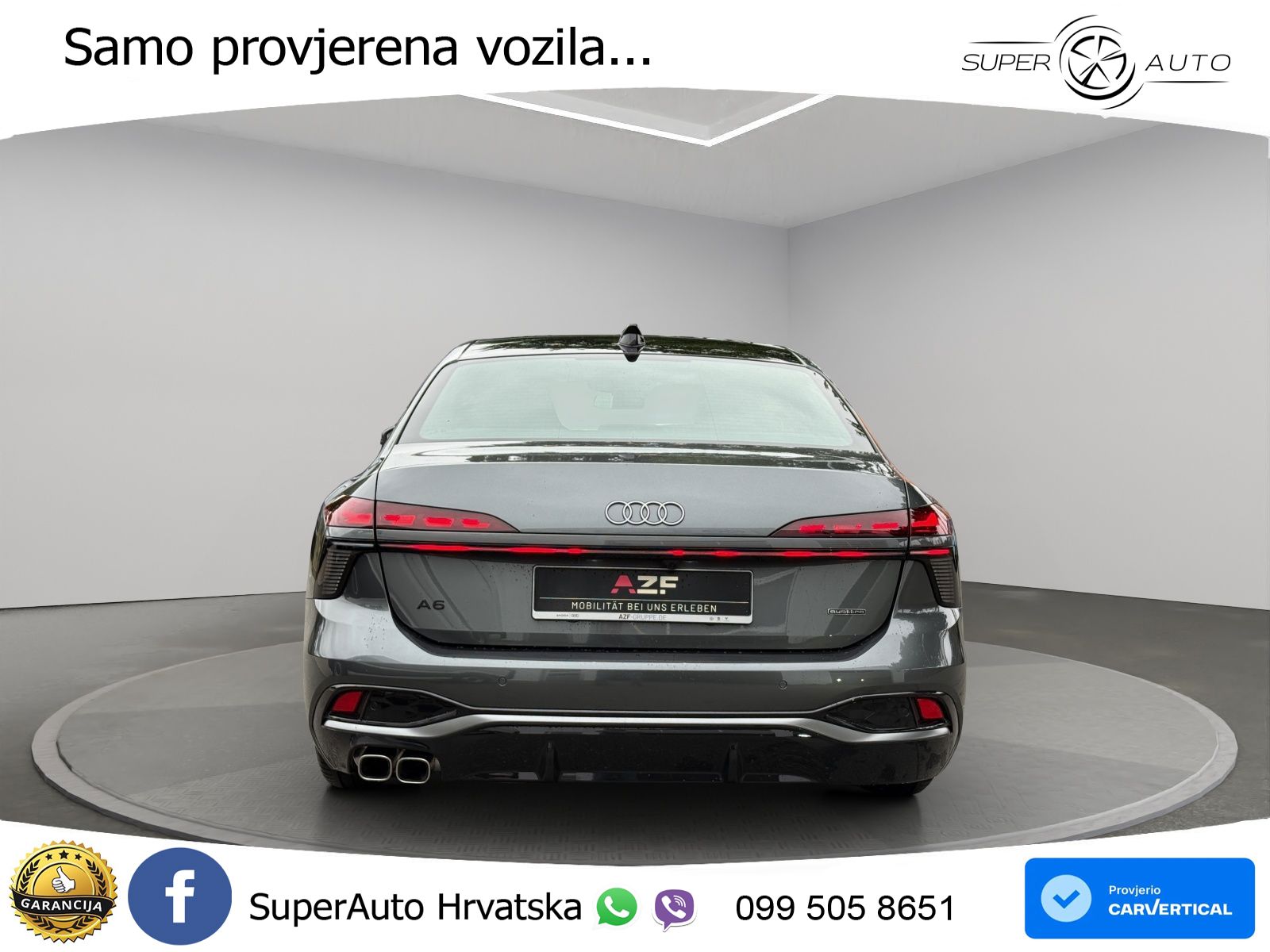 Audi A6 2.0 TDI (204 KS) quattro S tronic LED+GR SJED+ACC
