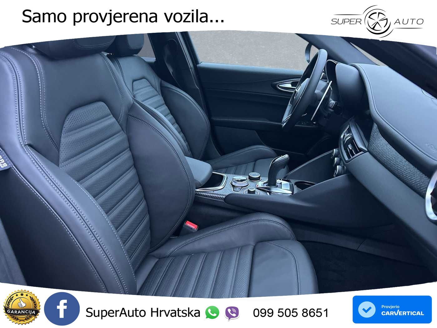Alfa Romeo Giulia Quadrifoglio 2.9 V6 Bi-Turbo (520 KS) Automatic LED+GR SJED+ACC