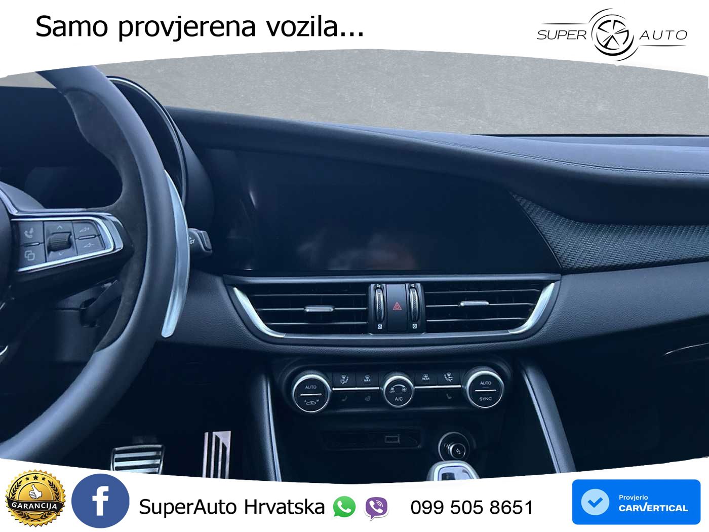Alfa Romeo Giulia Quadrifoglio 2.9 V6 Bi-Turbo (520 KS) Automatic LED+GR SJED+ACC
