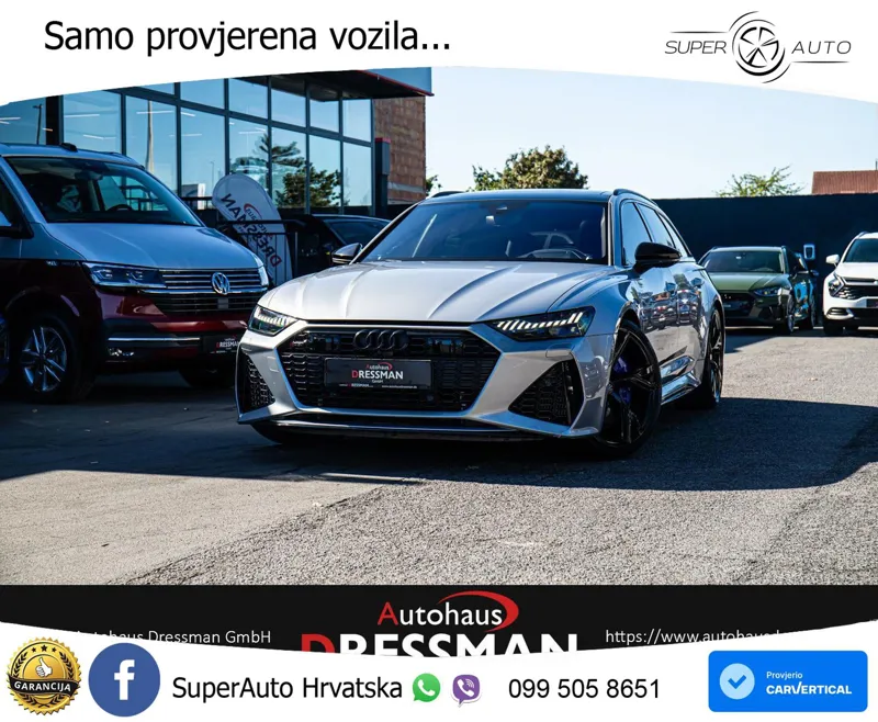 Audi RS6 Avant 4.0 TFSI V8 (600 KS) quattro Tiptronic LED+GR SJED+ACC