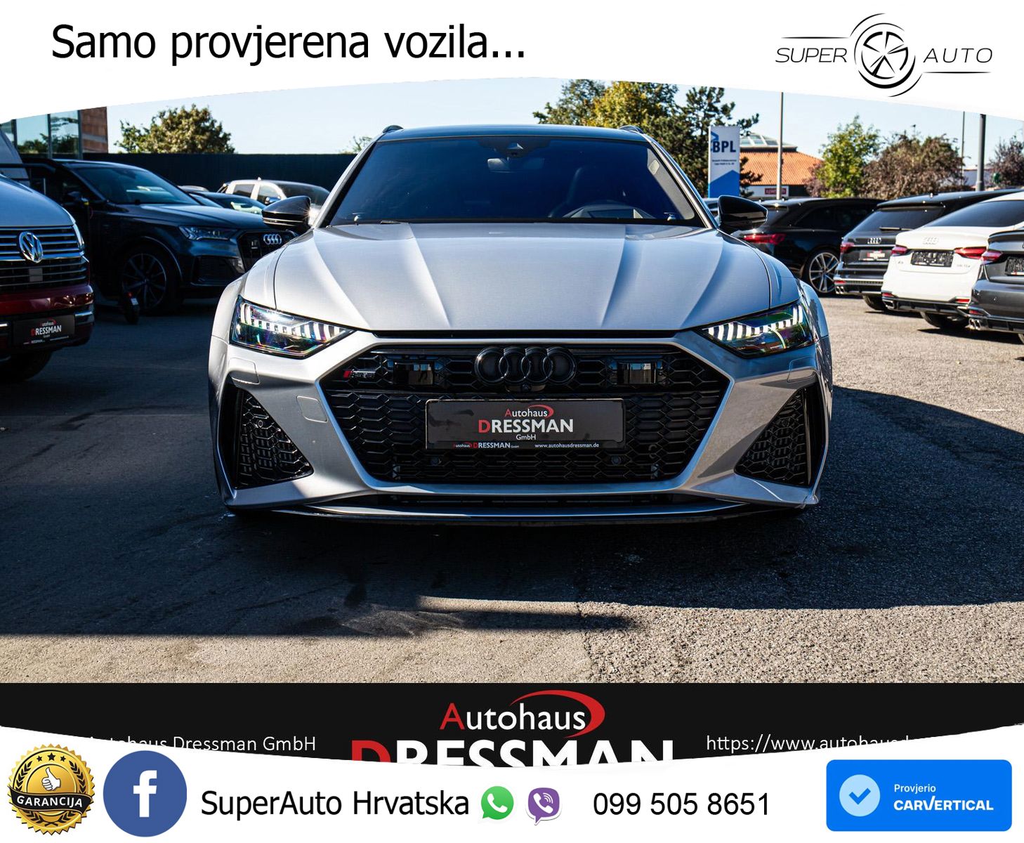 Audi RS6 Avant 4.0 TFSI V8 (600 KS) quattro Tiptronic LED+GR SJED+ACC