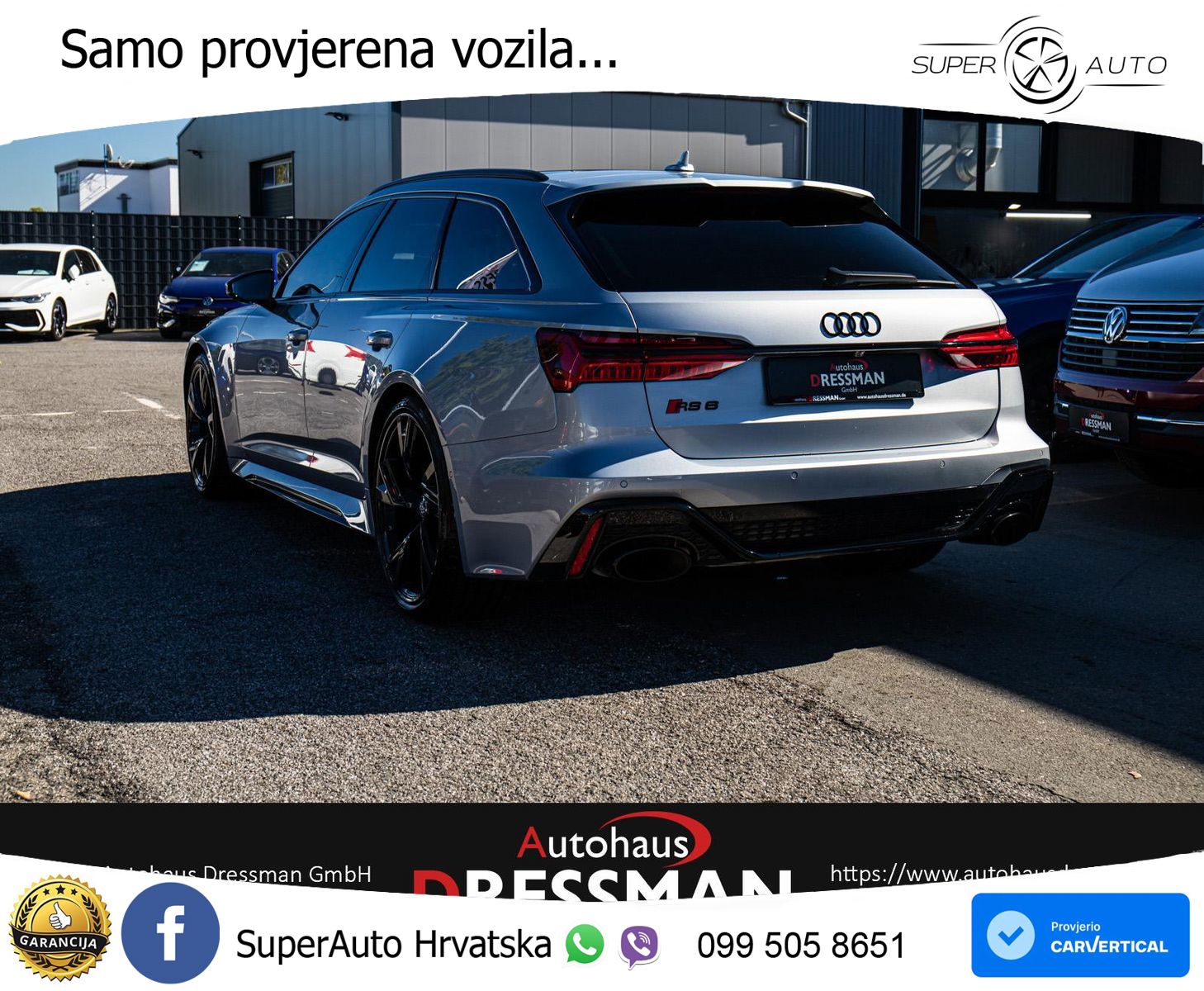 Audi RS6 Avant 4.0 TFSI V8 (600 KS) quattro Tiptronic LED+GR SJED+ACC