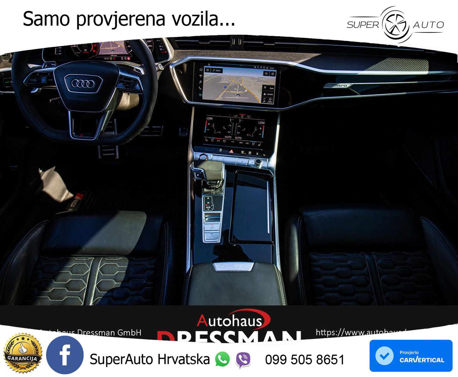 Audi RS6 Avant 4.0 TFSI V8 (600 KS) quattro Tiptronic LED+GR SJED+ACC
