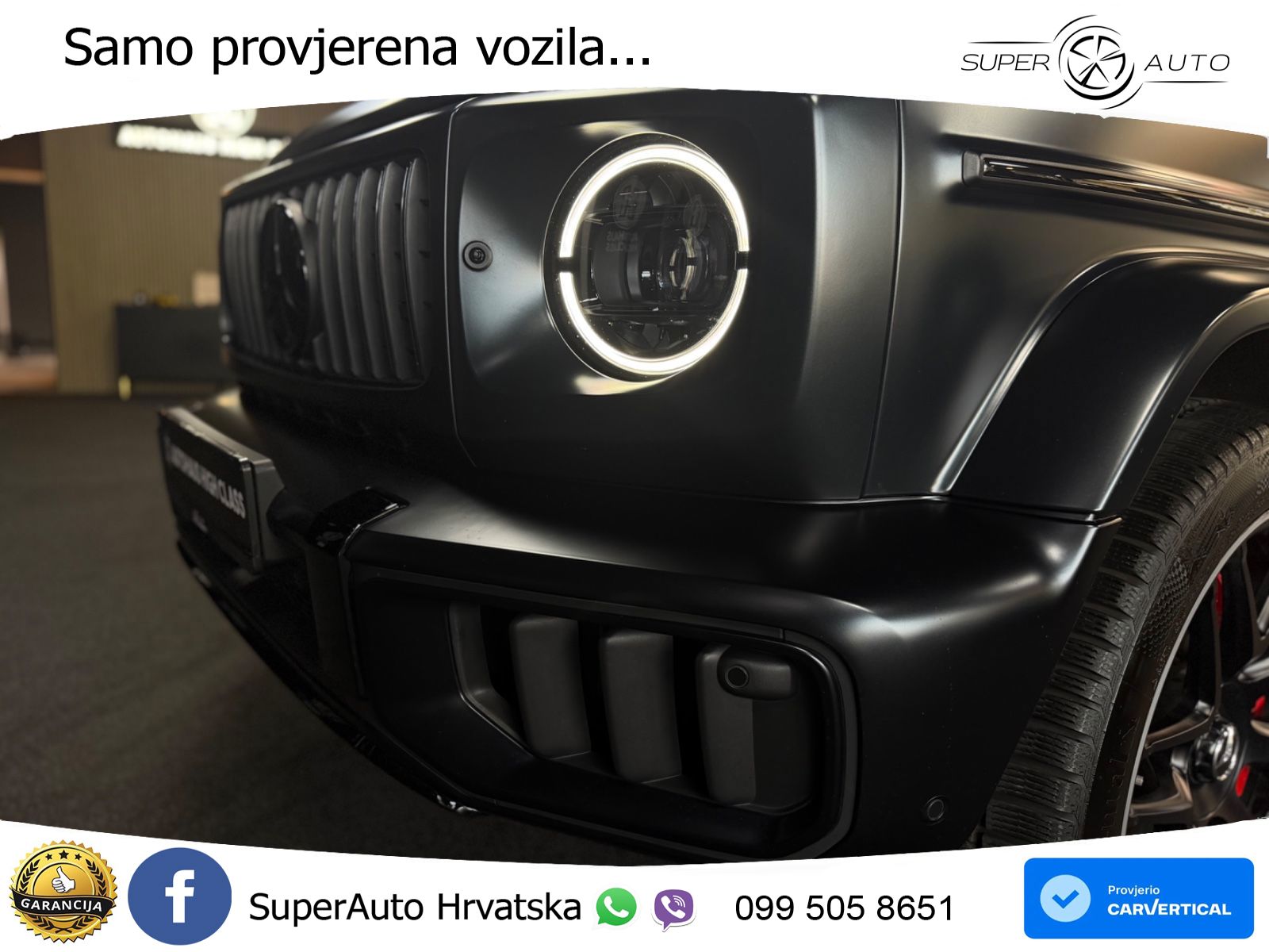 Mercedes AMG G 63 Long V8 (585 KS) 4MATIC 9G-TRONIC AMG SPEEDSHIFT PLUS ACC+GR SJED+360+PANO