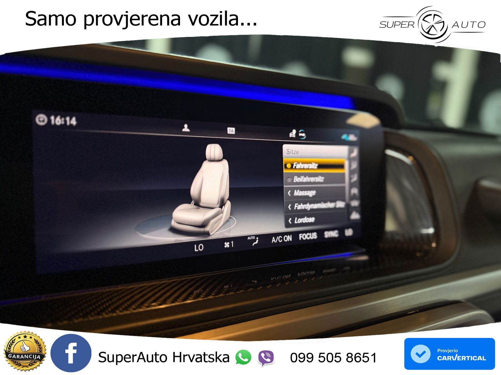 Mercedes AMG G 63 Long V8 (585 KS) 4MATIC 9G-TRONIC AMG SPEEDSHIFT PLUS ACC+GR SJED+360+PANO