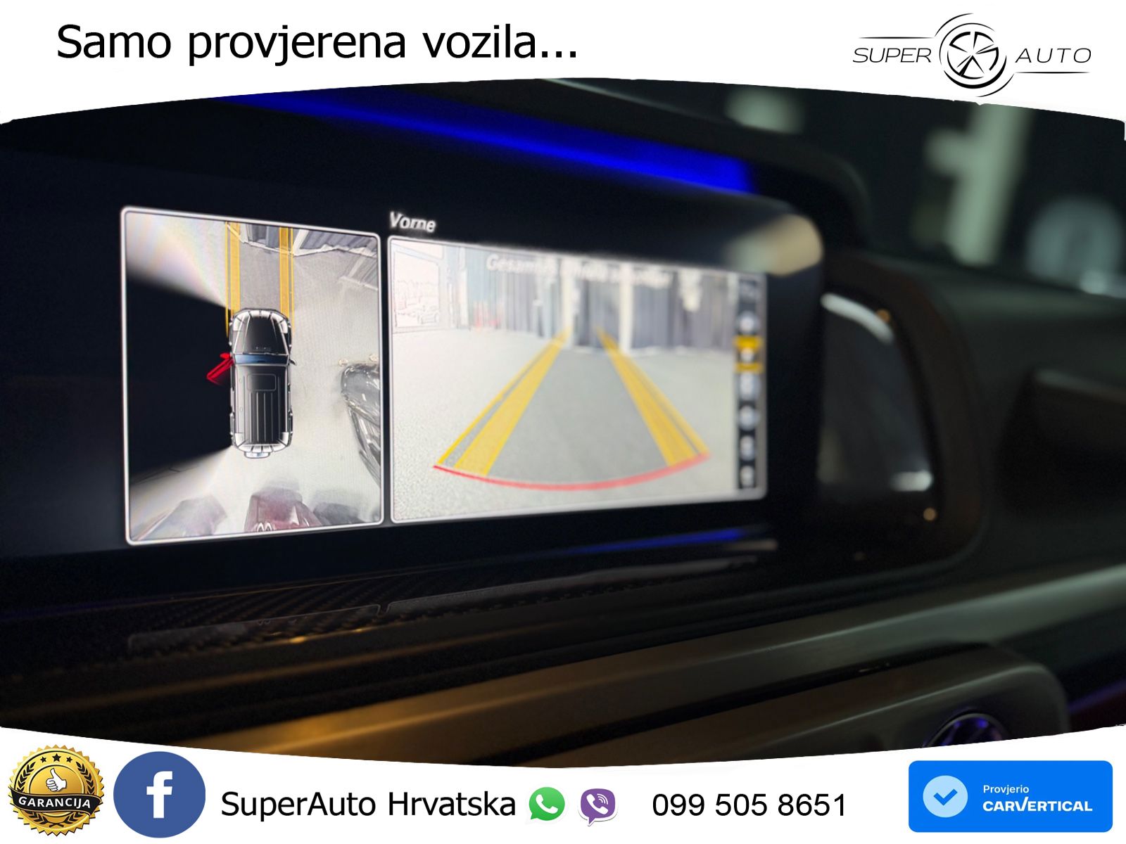 Mercedes AMG G 63 Long V8 (585 KS) 4MATIC 9G-TRONIC AMG SPEEDSHIFT PLUS ACC+GR SJED+360+PANO