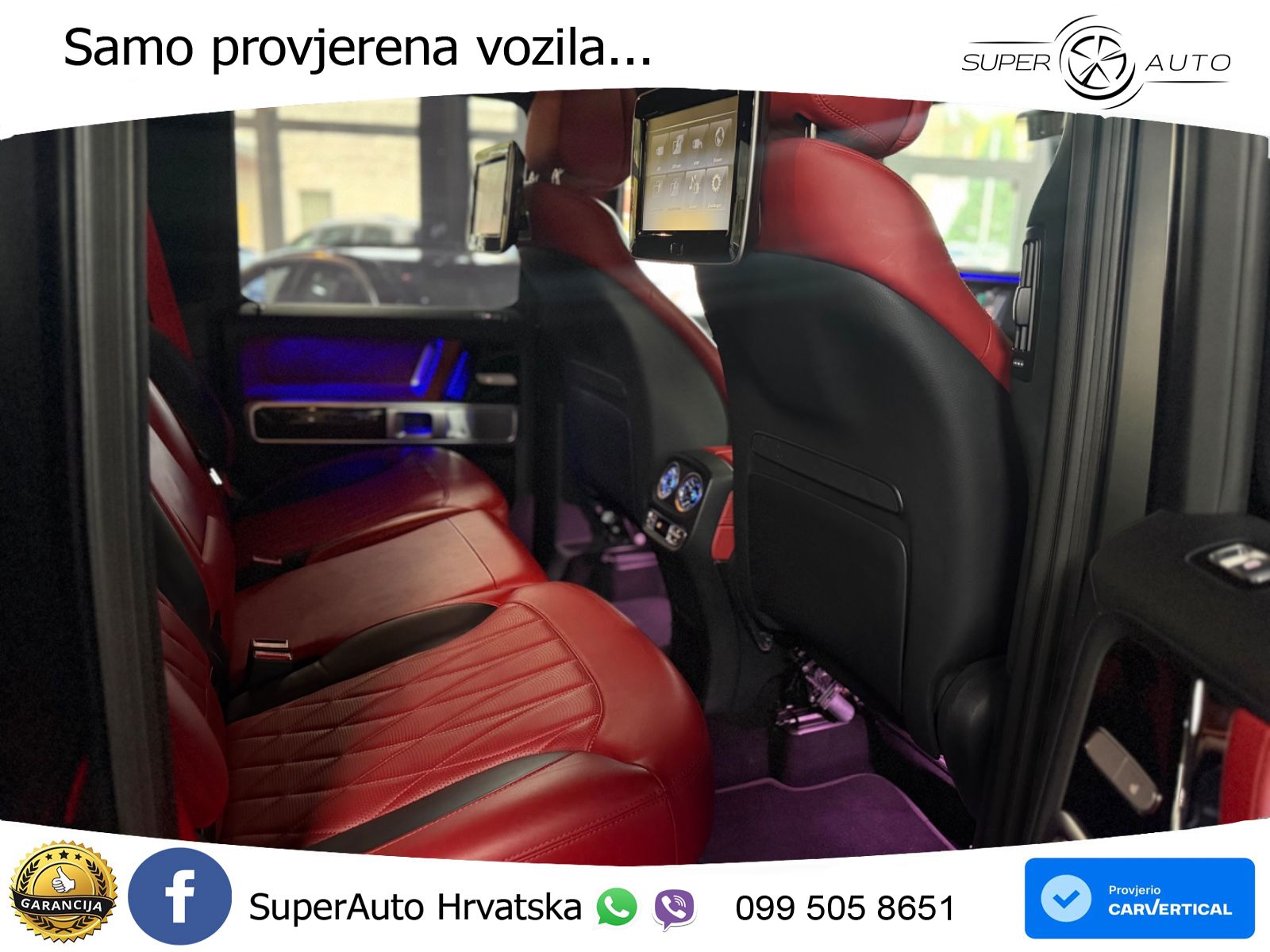 Mercedes AMG G 63 Long V8 (585 KS) 4MATIC 9G-TRONIC AMG SPEEDSHIFT PLUS ACC+GR SJED+360+PANO