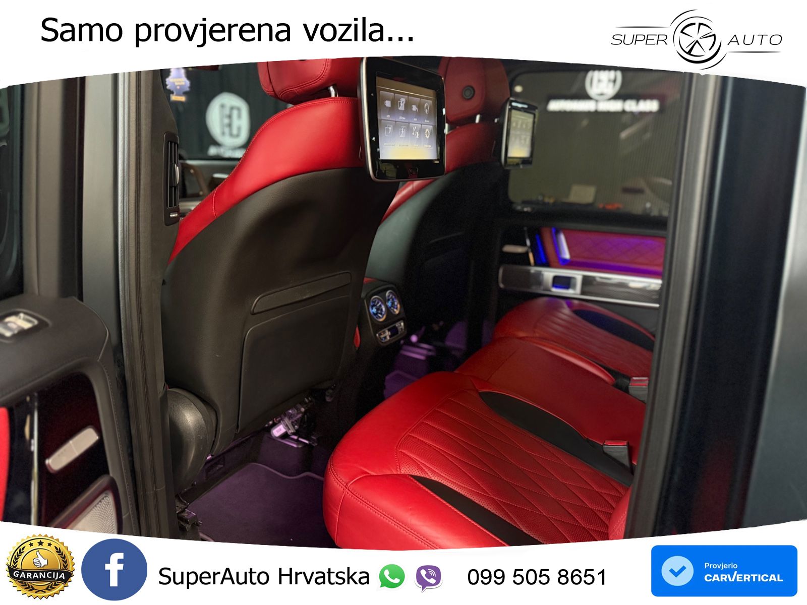 Mercedes AMG G 63 Long V8 (585 KS) 4MATIC 9G-TRONIC AMG SPEEDSHIFT PLUS ACC+GR SJED+360+PANO