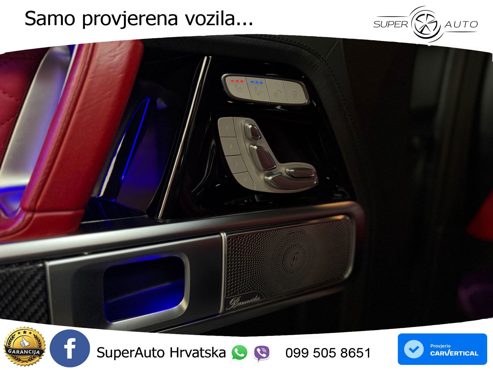 Mercedes AMG G 63 Long V8 (585 KS) 4MATIC 9G-TRONIC AMG SPEEDSHIFT PLUS ACC+GR SJED+360+PANO