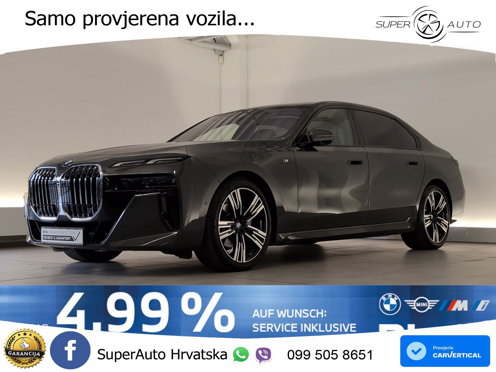 BMW 740d (299 KS) xDrive Steptronic M Sport LED+GR SJED+ACC