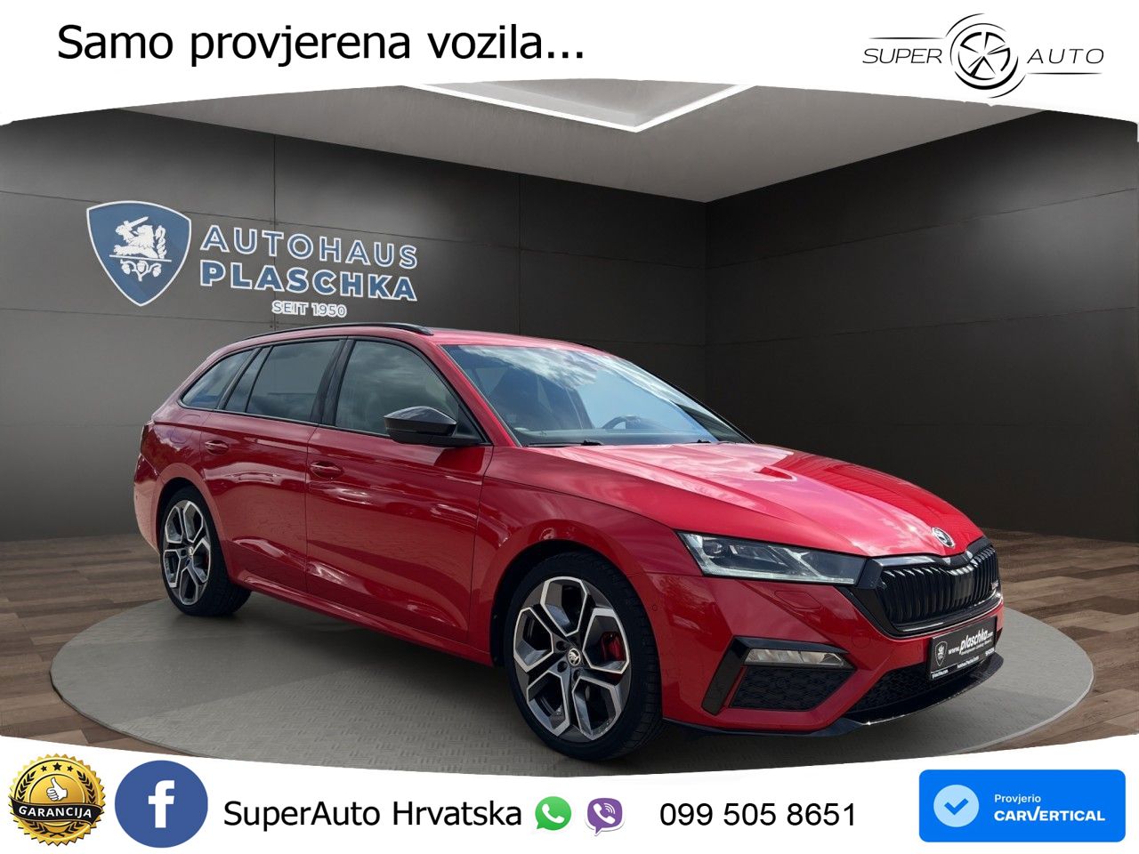 Škoda Octavia Combi RS 2.0 TDI (200 KS) DSG LED+GR SJED+ACC