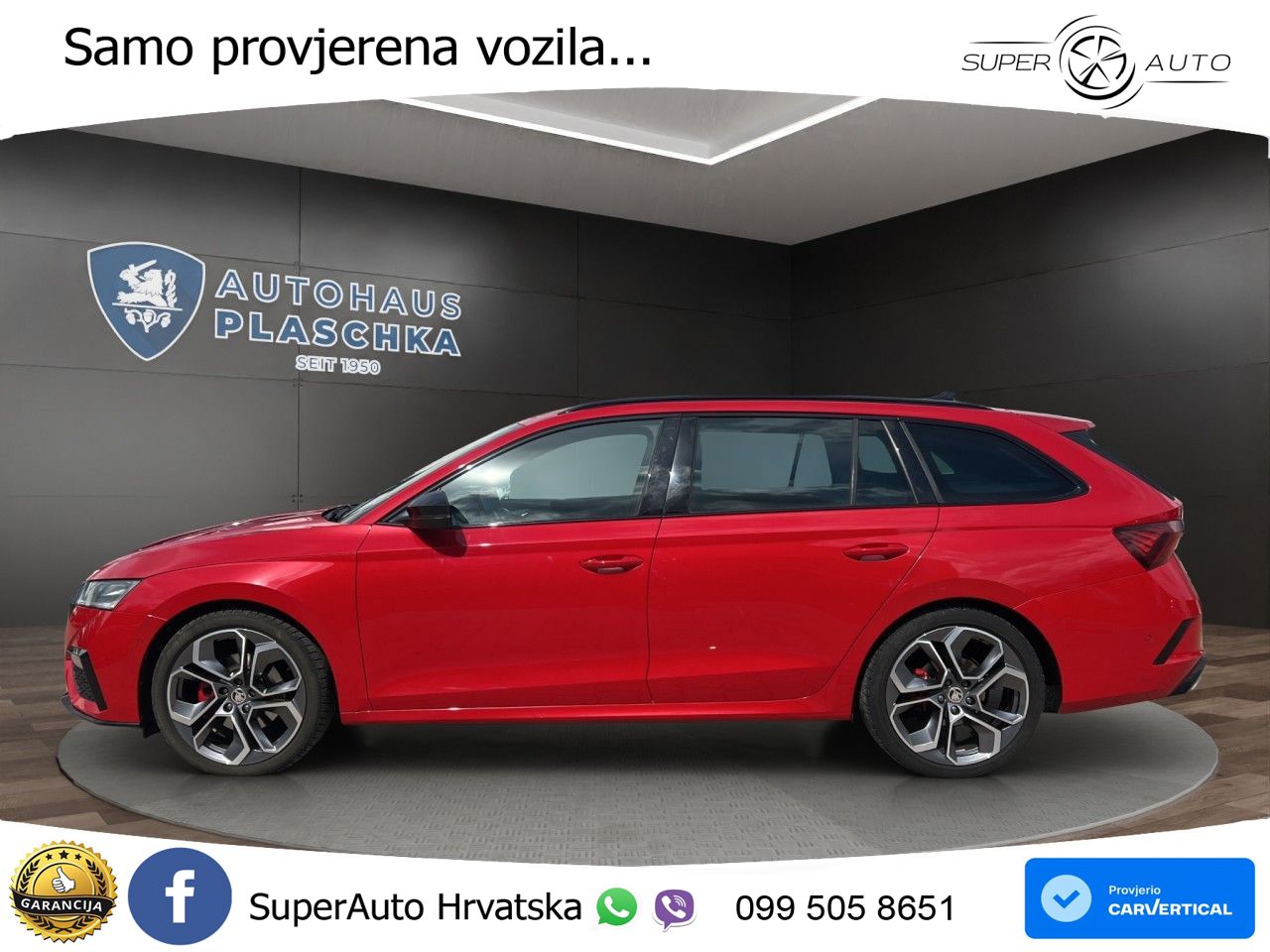 Škoda Octavia Combi RS 2.0 TDI (200 KS) DSG LED+GR SJED+ACC
