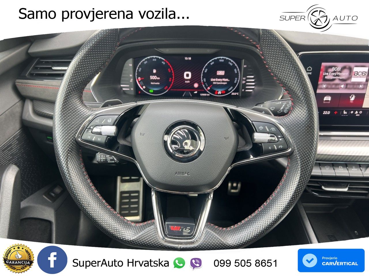 Škoda Octavia Combi RS 2.0 TDI (200 KS) DSG LED+GR SJED+ACC