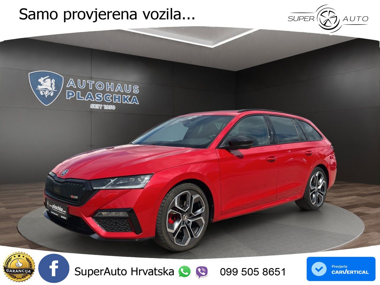 Škoda Octavia Combi RS 2.0 TDI (200 KS) DSG LED+GR SJED+ACC