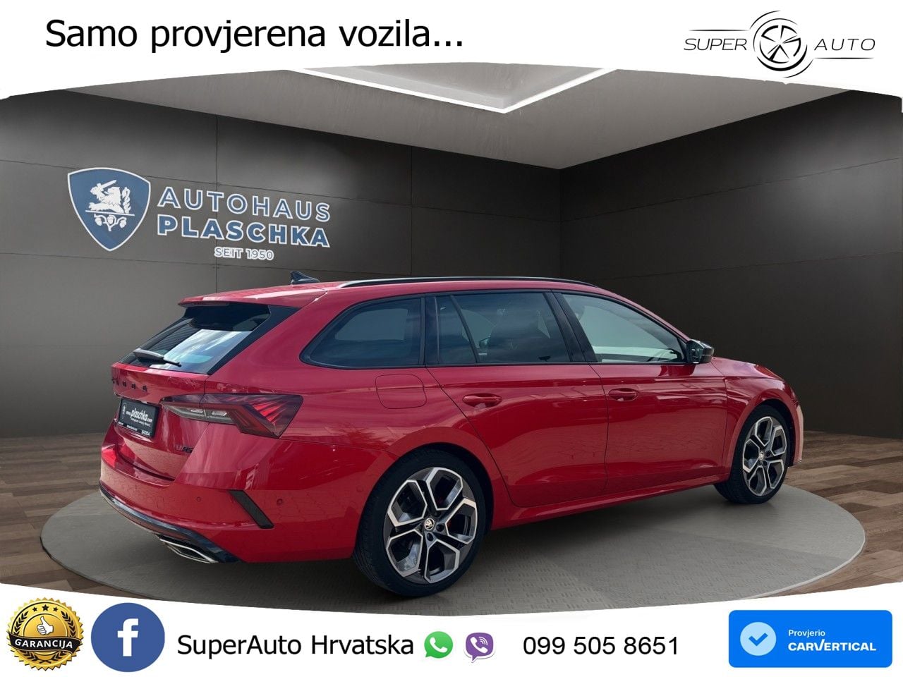 Škoda Octavia Combi RS 2.0 TDI (200 KS) DSG LED+GR SJED+ACC