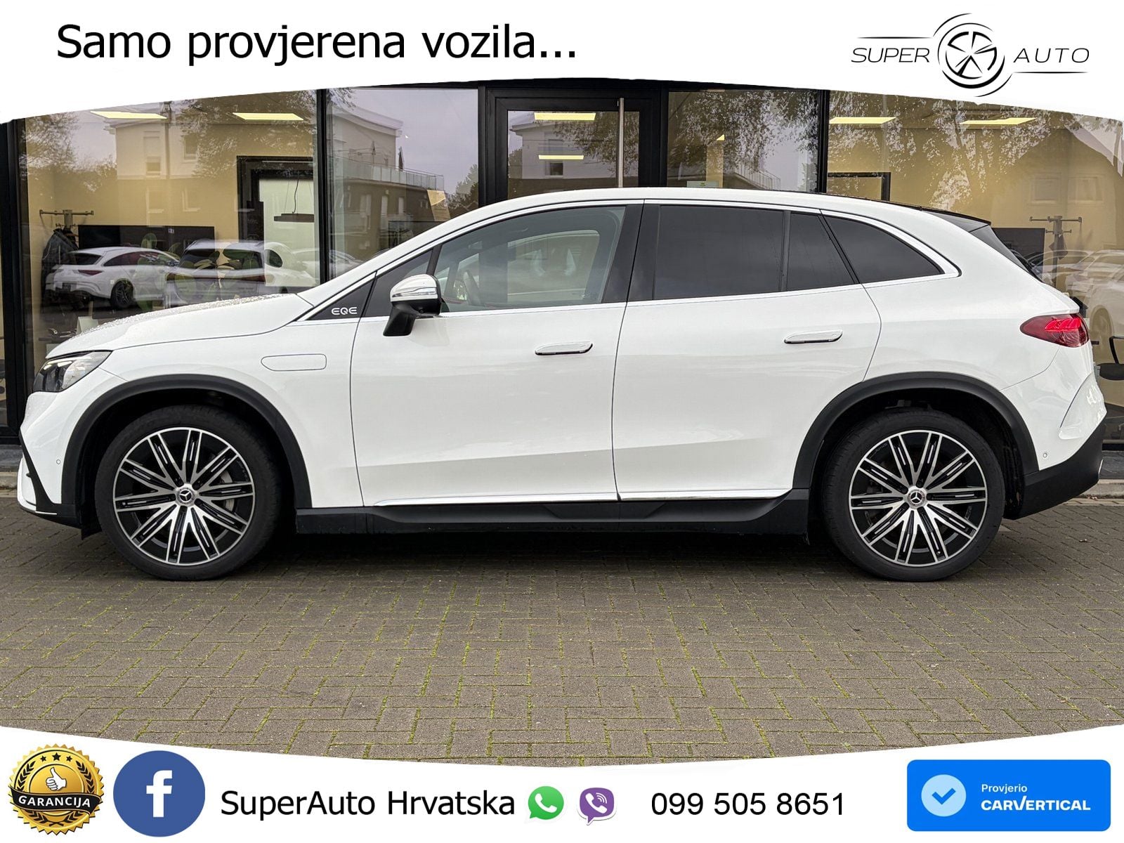 Mercedes EQE SUV 300 98 kWh (245 KS) AMG ZRAČNI+ACC+GR SJED+360+PANO