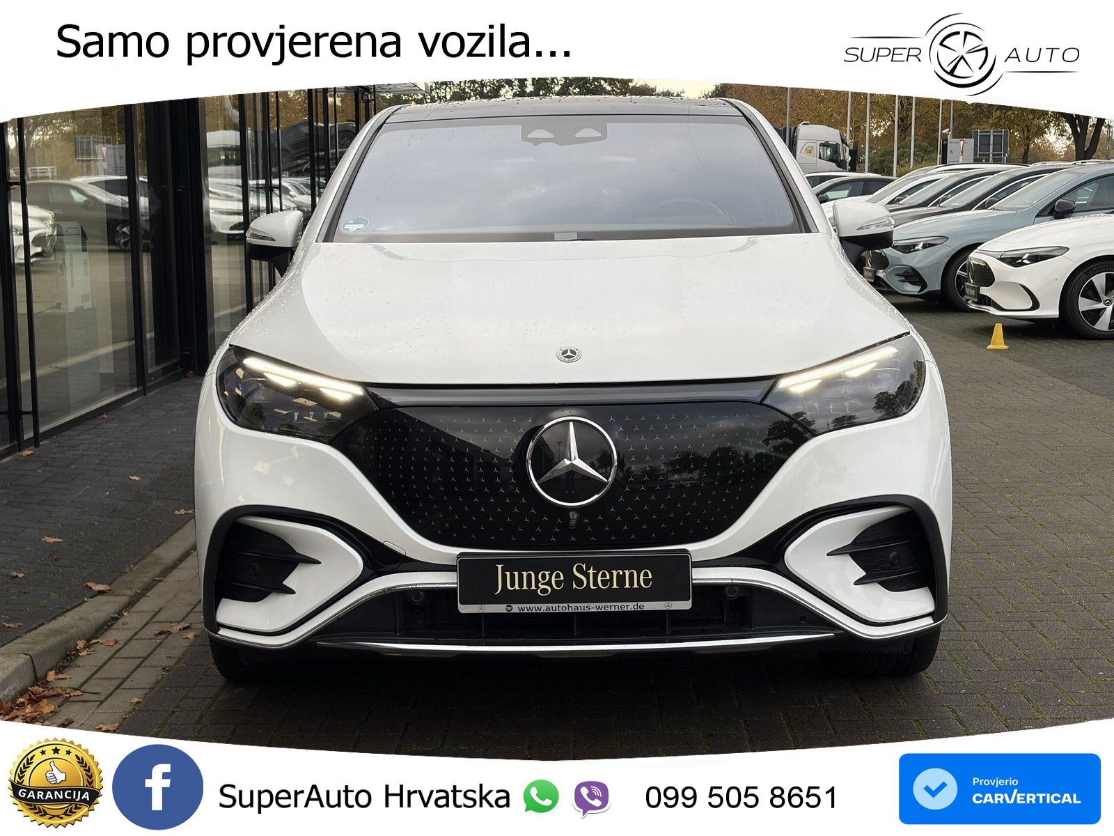 Mercedes EQE SUV 300 98 kWh (245 KS) AMG ZRAČNI+ACC+GR SJED+360+PANO