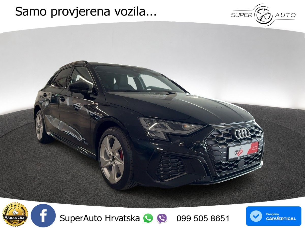 Audi A3 45 TFSIe (245 KS) S tronic S line LED+GR SJED+ACC
