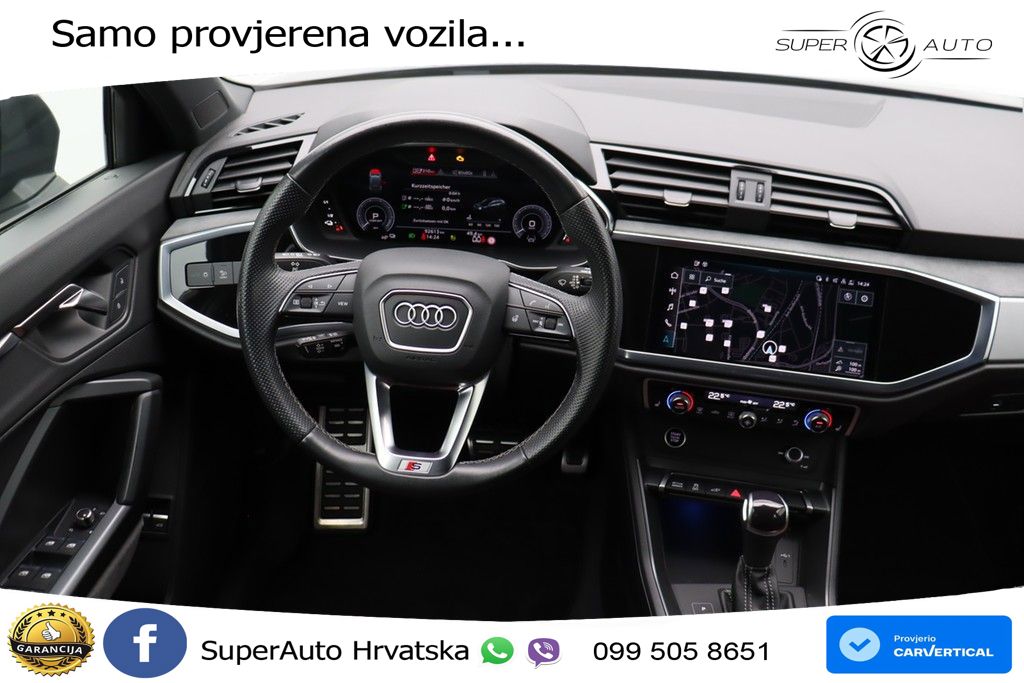 Audi Q3 45 TFSIe (245 KS) S tronic S line LED+GR SJED+ACC