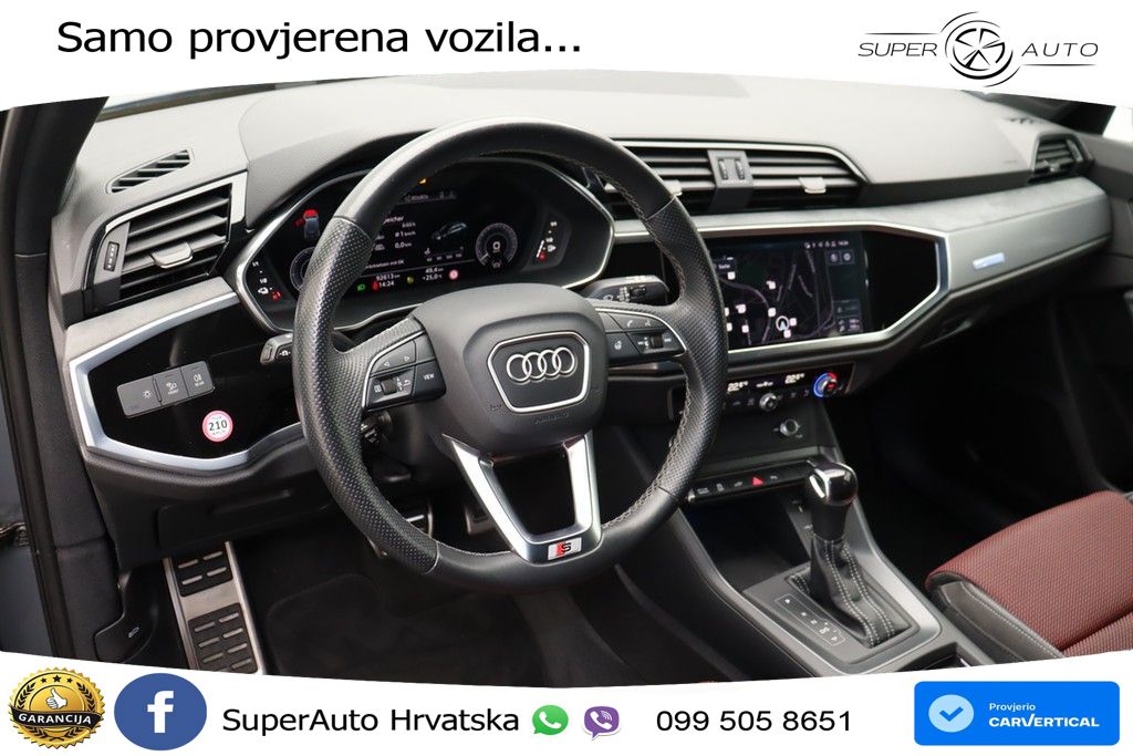 Audi Q3 45 TFSIe (245 KS) S tronic S line LED+GR SJED+ACC