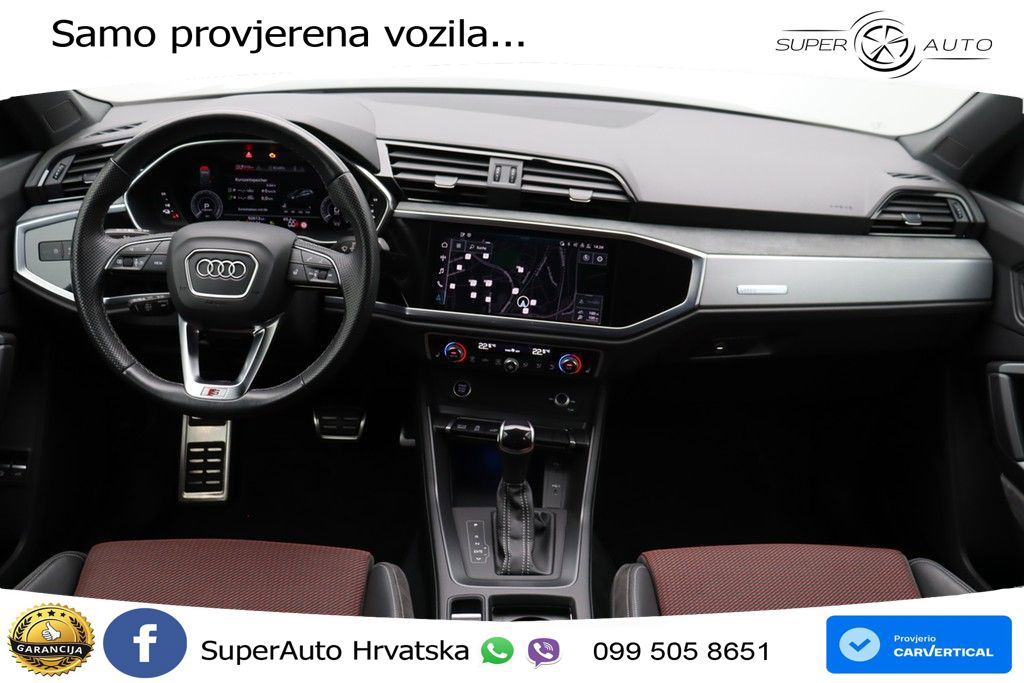 Audi Q3 45 TFSIe (245 KS) S tronic S line LED+GR SJED+ACC