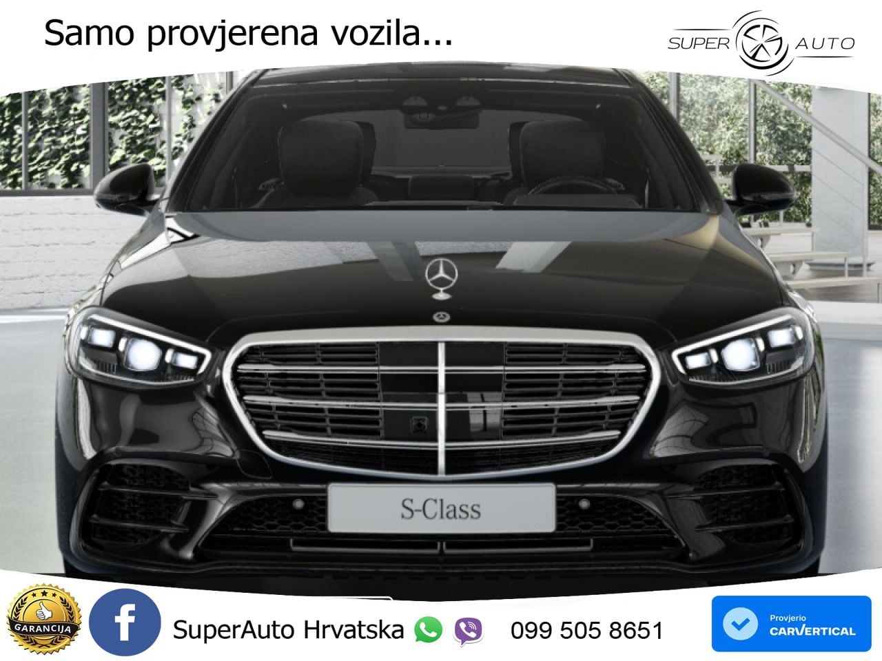 Mercedes S 450e (408 KS) 9G-TRONIC AMG LED+GR SJED+ACC