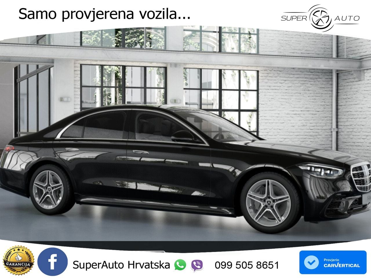Mercedes S 450e (408 KS) 9G-TRONIC AMG LED+GR SJED+ACC