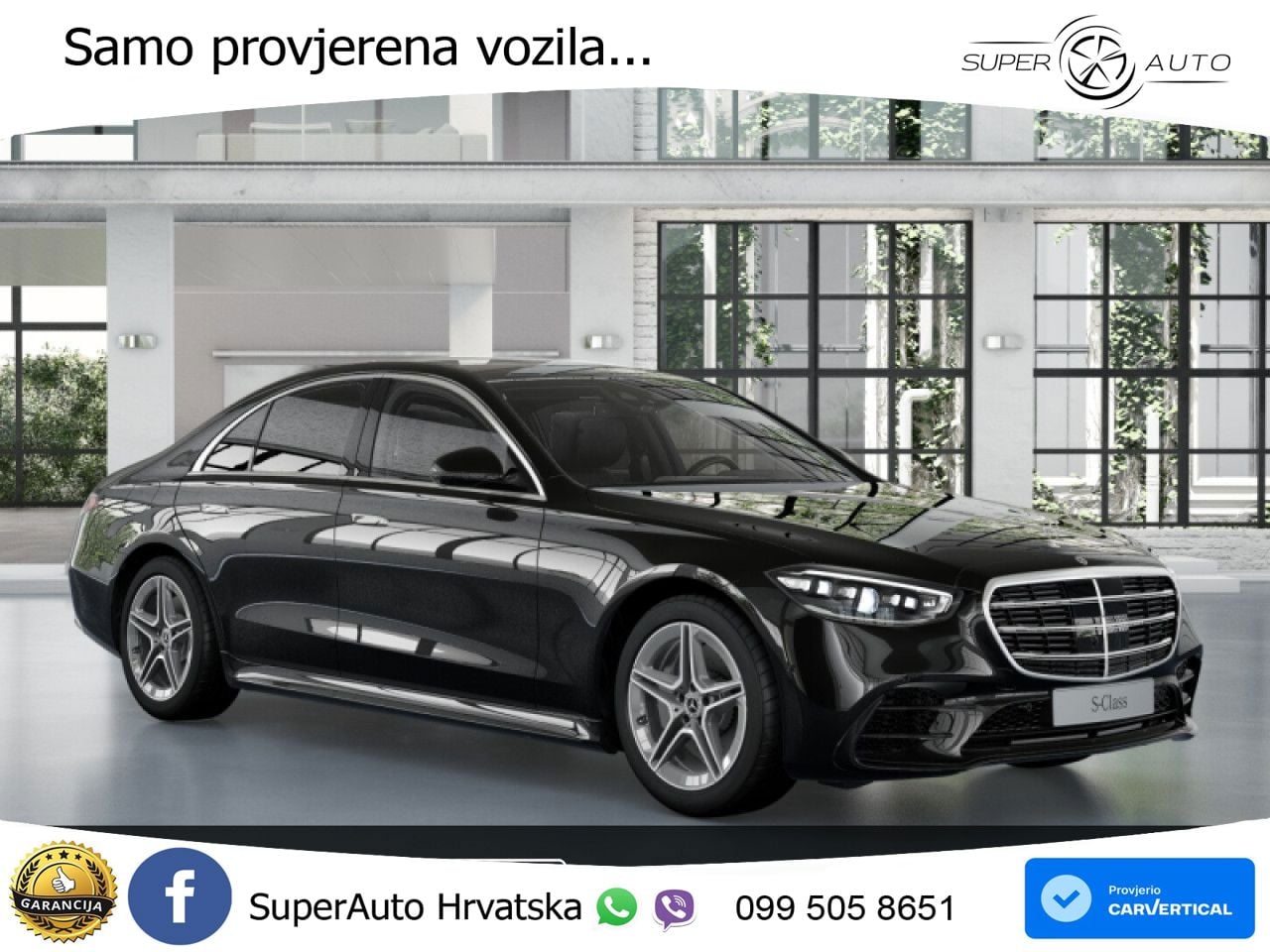 Mercedes S 450e (408 KS) 9G-TRONIC AMG LED+GR SJED+ACC
