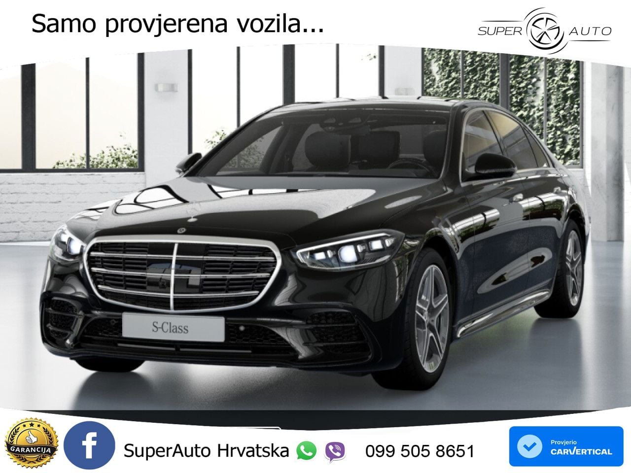 Mercedes S 450e (408 KS) 9G-TRONIC AMG LED+GR SJED+ACC
