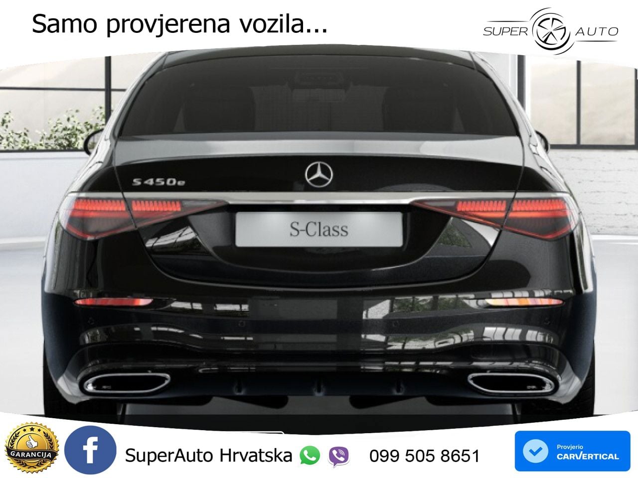 Mercedes S 450e (408 KS) 9G-TRONIC AMG LED+GR SJED+ACC