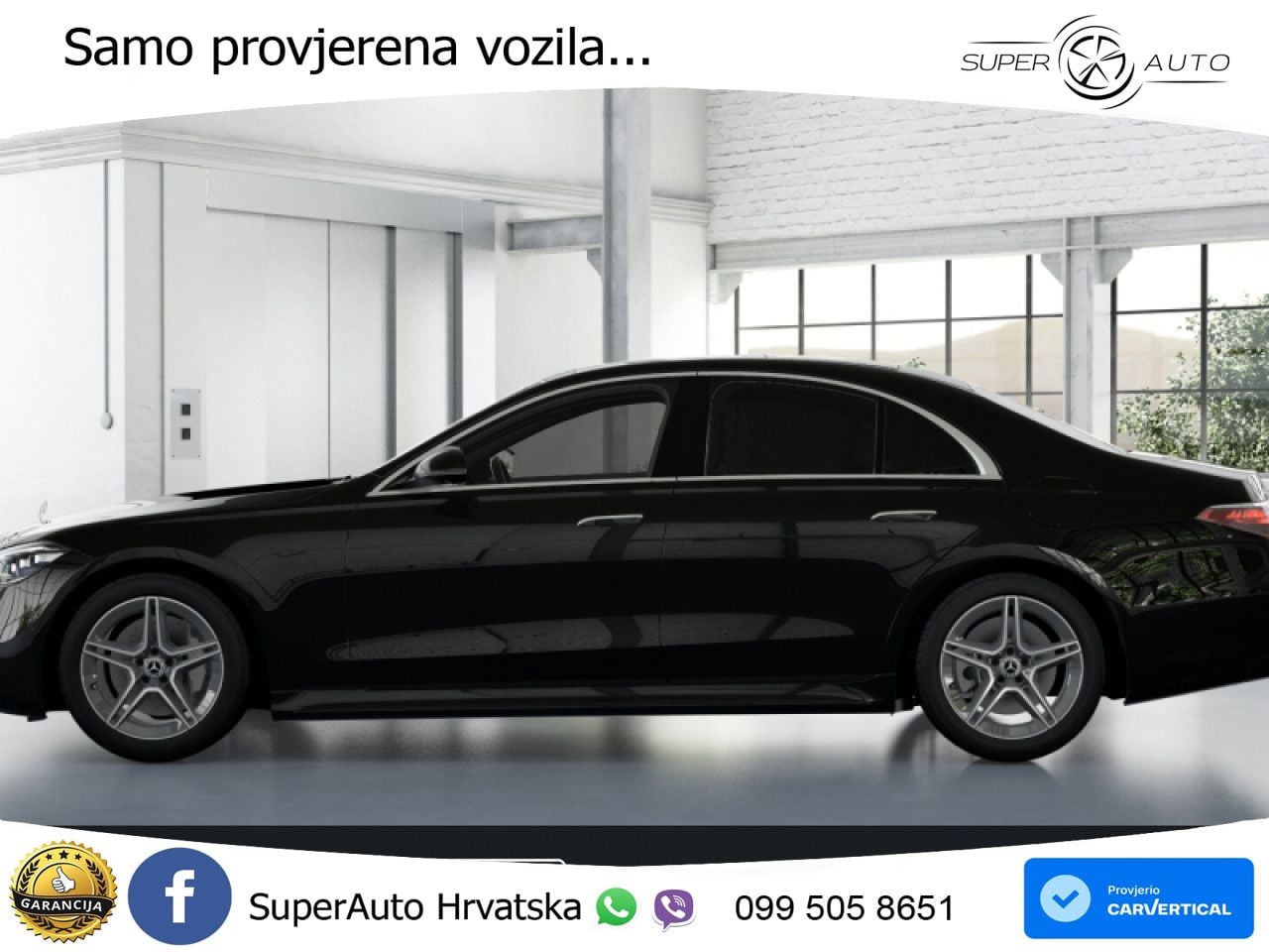 Mercedes S 450e (408 KS) 9G-TRONIC AMG LED+GR SJED+ACC
