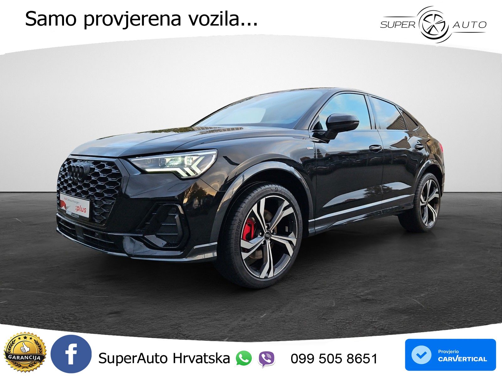 Audi Q3 Sportback 45 TFSI (245 KS) quattro S tronic S line MATRIX+GR SJED+KAM