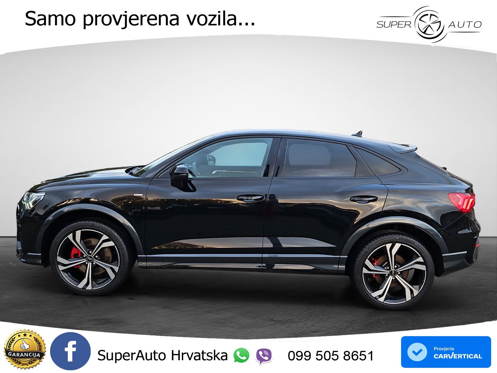 Audi Q3 Sportback 45 TFSI (245 KS) quattro S tronic S line MATRIX+GR SJED+KAM