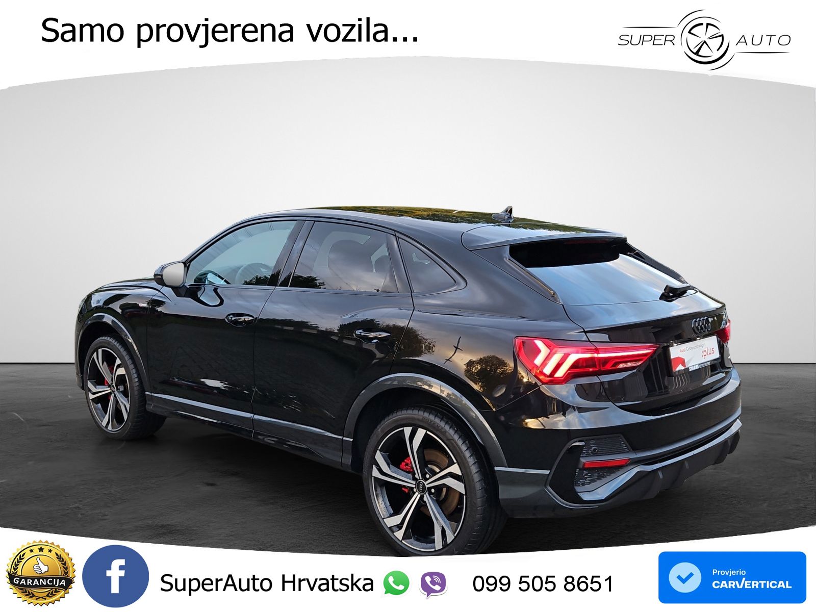 Audi Q3 Sportback 45 TFSI (245 KS) quattro S tronic S line MATRIX+GR SJED+KAM