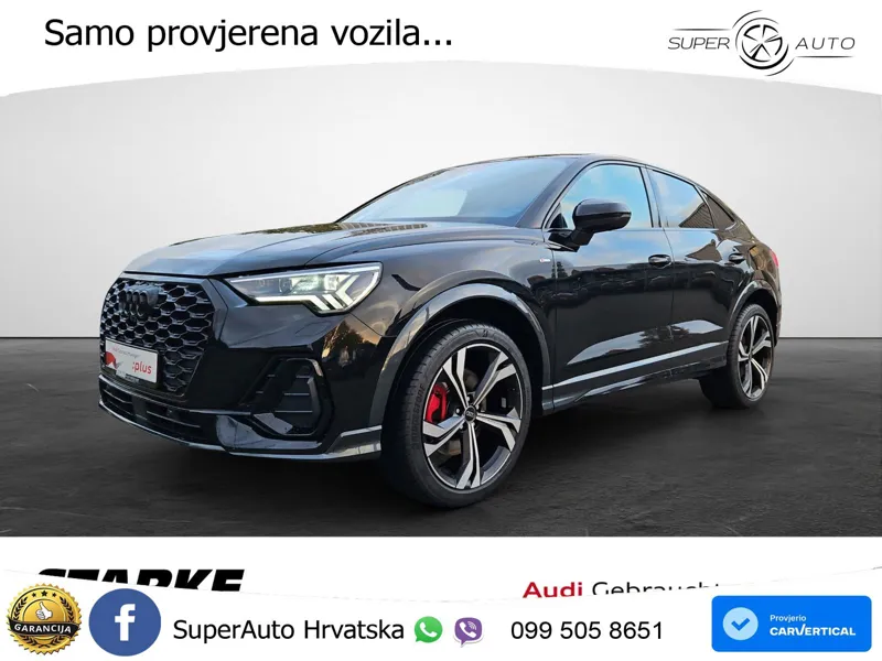 Audi Q3 Sportback 45 TFSI (245 KS) quattro S tronic S line MATRIX+GR SJED+KAM